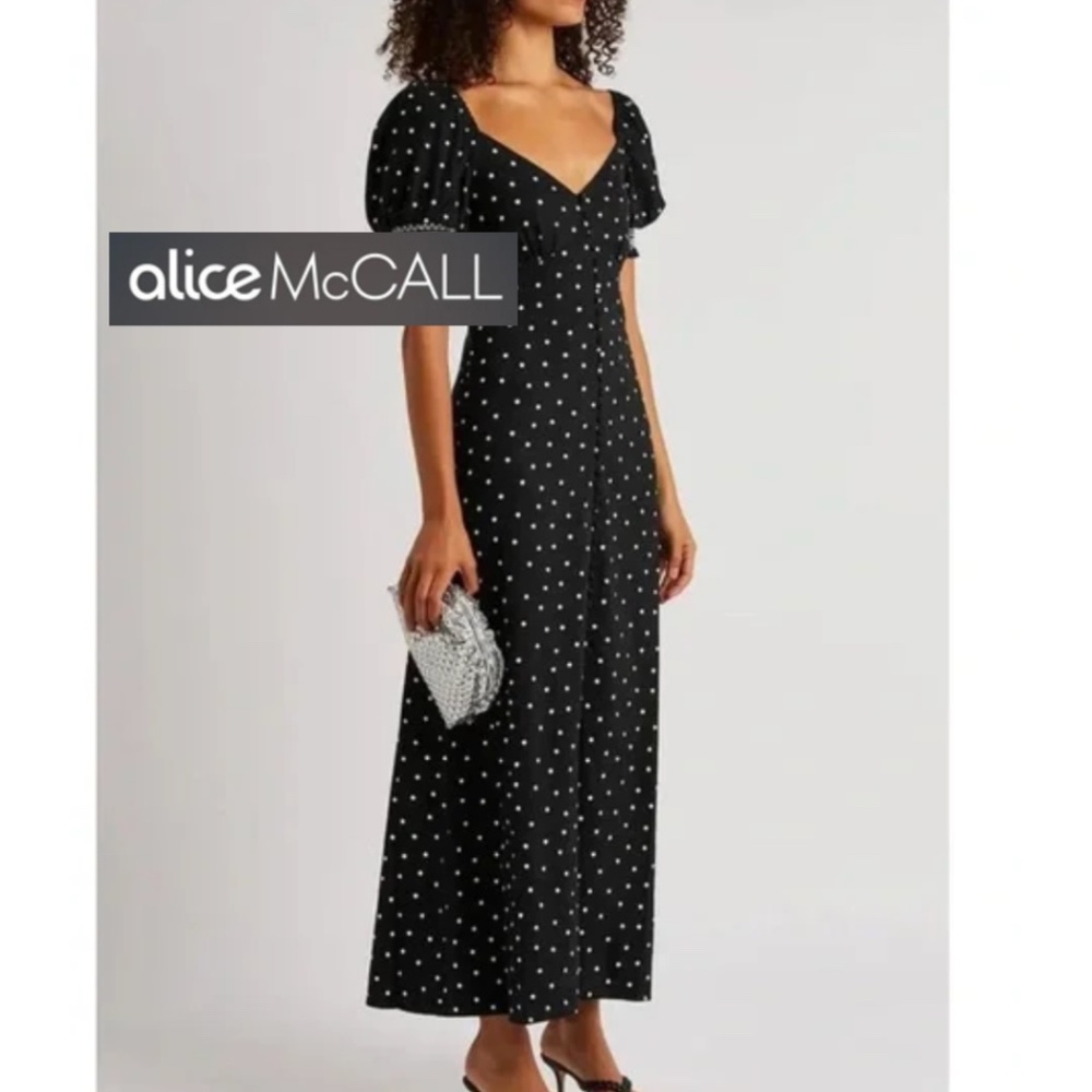 NEW Alice McCall polka dot dream midi dress, 0, N